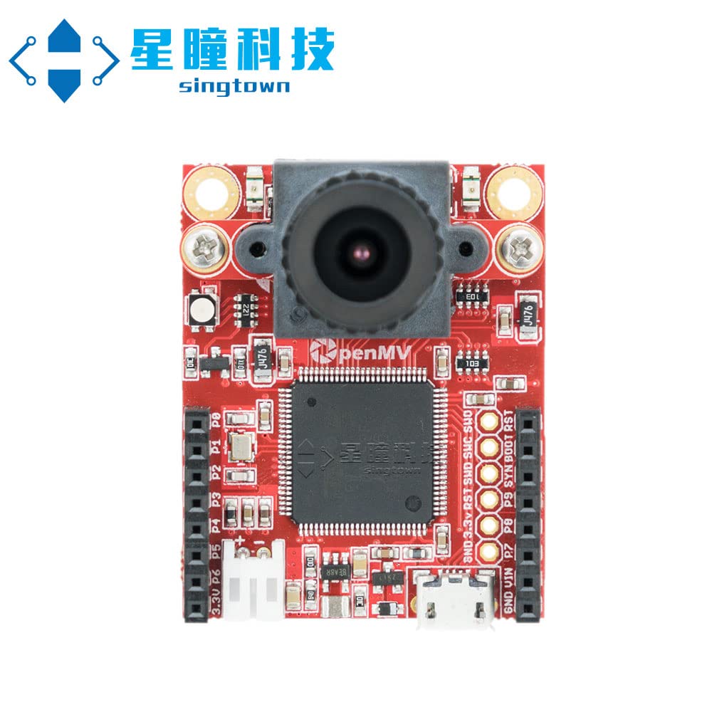 OpenMV SingTown Cam H7 R2 Genuine, SingTown, STM32 Image Processing Machine Vision Smart Camera Robotics Color&Shape Detection OpenMV4 H7