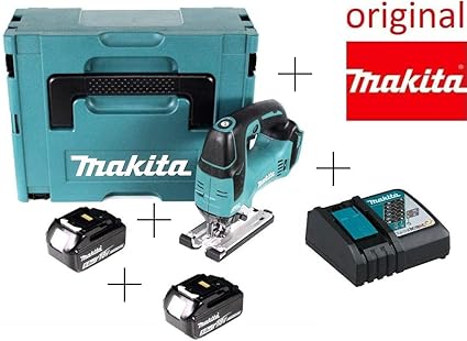 Makita Djv 182 Rtj Scie Sauteuse Pendulaire Sans Fil 18 V 2 Batteries 5 Ah Chargeur Makpac Amazon Fr Bricolage