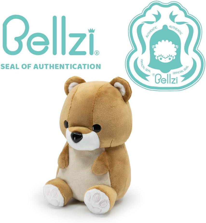 Bellzi Teddy Bear Cute Stuffed Animal Plush Toy - Adorable Soft Brown Grizzly Bear Toy Plushies and Gifts - Perfect Present for Kids, Babies, Toddlers - Teddi: Toys & Games