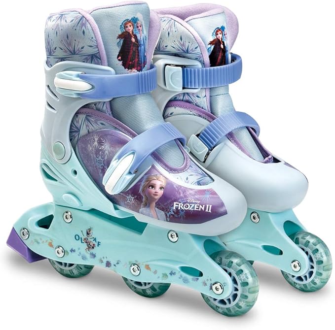 Frozen Patins 3 Rodas Ajustável 29/32 com acessórios de segurança