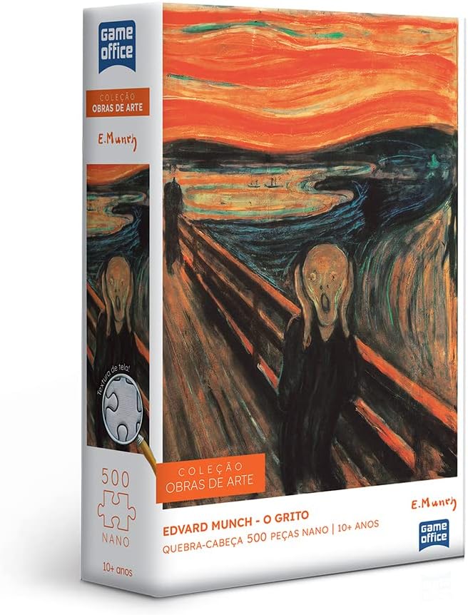 Toyster - Quebra-cabeça: Edvard Munch: O Grito - 500 peças nano - Game Office