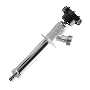 Sillcock Pipe Chrome Plated Brass Body Frost Free 4 Inch Long With