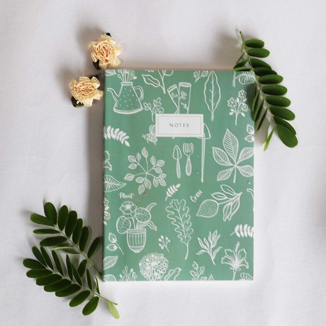 HAPPYWAGON The Ink Bucket Blank Inside 130 Pages Designer Made Flourish Notebook (5 x 7 in)