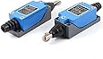 2 Pcs 6A/380VAC 10A/250VAC Roller Plunger Mini Limit Switch 2NO 2NC