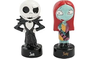 Vandor Nightmare Before Christmas Jack and Sally Salt and Pepper Set (84130), multicolor
