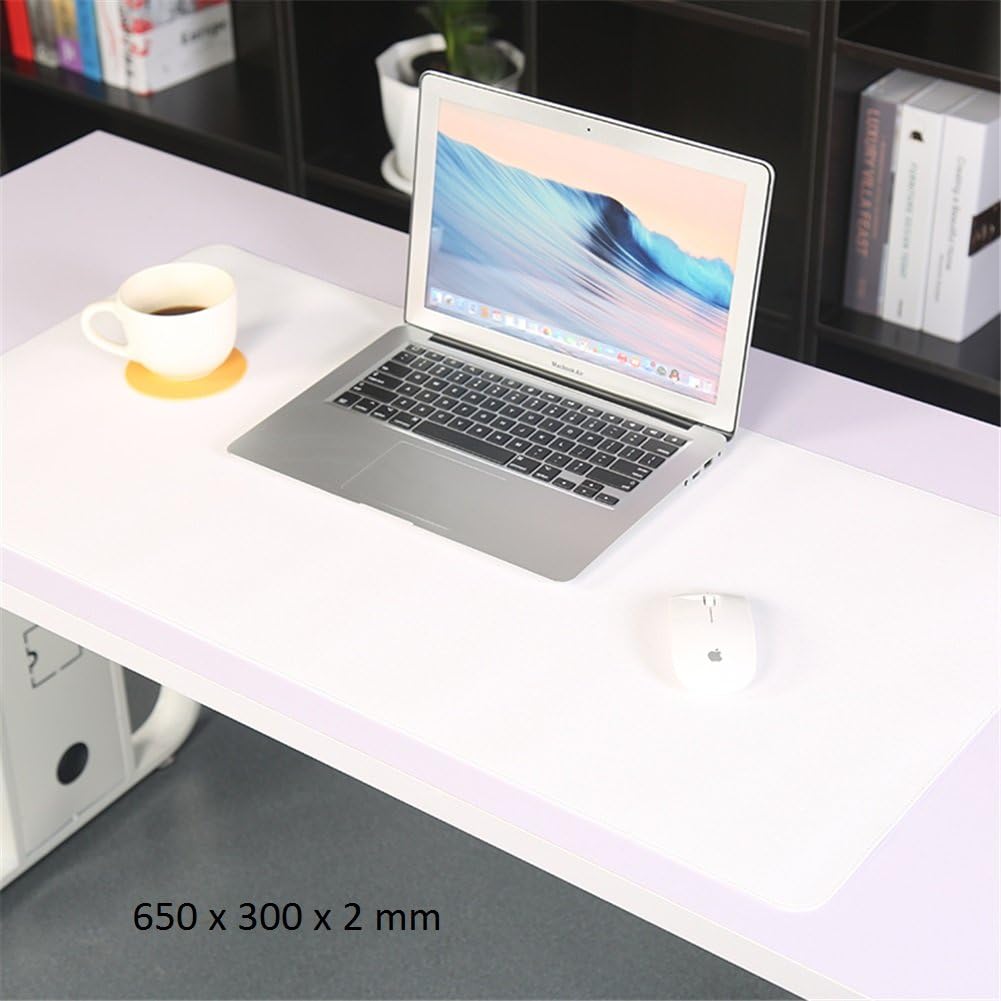 LL-COEUR XXL Leather Mouse Pad Gaming Keyboard Mat Waterproof Table Mat (650 x 300 x 2 mm, Colour 7) - Image 3