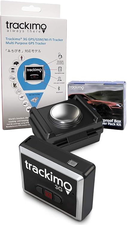 Amazon Trackimo トラッキモ 小型 Gps 発信機 バッテリー 付き 防水 マグネット ケース 浮気調査 車体装着 追跡 発信器 トラッカー 1年間 通信費込み 1年保証 Akindoシール Trkm010 国内正規品 トラッキモ 家電 カメラ