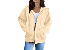 صورة المنتج: MKLUNJOP Zip Up Hoodie Women 2025 Fashion Oversized Womens Sweatshirt Casual Fall Jackets With Pockets Winter Clothes