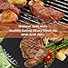 COOFINE Grill Mat Set of 4 Non-Stick BBQ Grill Mats Reusable Easy to Clean with Grilling Accessories