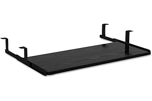 Alera ALE Valencia Series Underdesk Keyboard/Mouse Shelf, 28w x 12d, Black