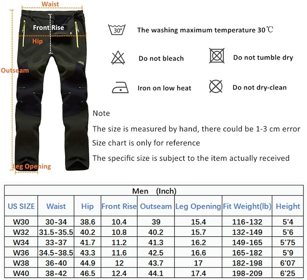 fleece lined hiking pants womens