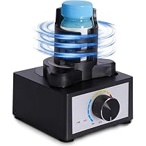 HOTUT Mini Vortex Mixer, Farbmischer mit Mixing Balls, drei Geschwindigkeits, 300-2400 U/min, Freihändig Farb Shaker, Flüssiger Vortex Shaker für Nagellack, Labor, Acrylfarben, Wimpernkleber