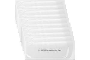 10PCS 105999-311 Cleaning Card for Zebra ZC100 ZC300, Single-Use ID Card Printer Cleaning Kit Fits for Zebra ZC100 ZC150 ZC30