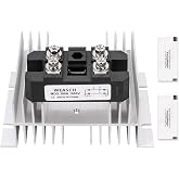 Weasch Bridge Rectifier MDQ 100A, AC to DC, 1600V 100A, Full Wave Diode Module Single-Phase, with Aluminum Heat Sink (1)
