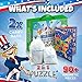 Magnetic USA Map & President Puzzles for Kids