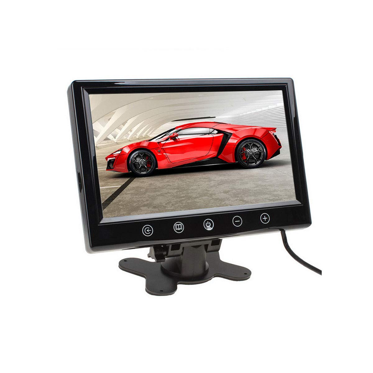 9 inch digital Color TFT LCD car monitor with 2 Video input lcd for reversing parking backup rear view camera