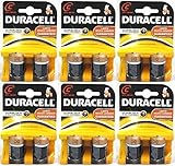Duracell C Size Alkaline Plus Battery - Alkaline - 1.5V DC - 12 Batteries (6 X 2 Count Packs)