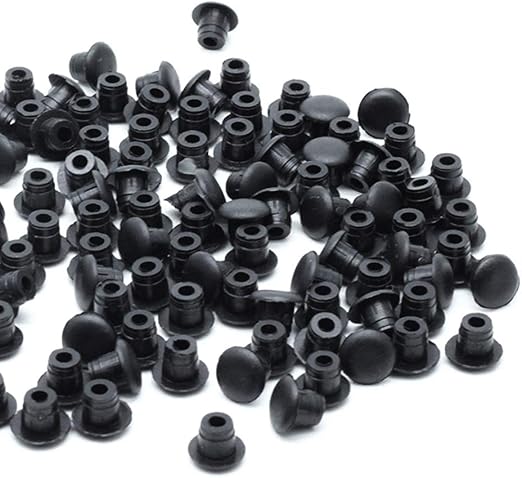 Yoohey 100pcs Home Furniture Protector Fastener 5mm White Plastic