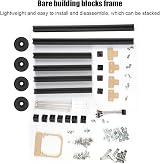 Shanrya M-ATX Computer Case Full Black High Spec DIY PC Case view 6