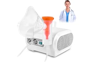 MAYLUCK Portable Nebulizer - Handheld Jet Nebulizer Machine Personal Cool Mist Kit Asthma Inhaler Compressor Nebulizer for Kids Adult Home Daily Use