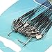 60pcs Lot Silver 8kg/10kg/12kg Saltwater Stianless Line Wire Leader Fishing Tools