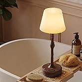 ERLUQYU IP65 Waterproof Shower Lamp for Bathroom, Cordless Lamp Rechargeable Battery Operated, 3-Colors Dimmable Wireless Touch Lamp for Bathtub, Shower Light, Bath Light and Relaxing Routines, 1 Pack