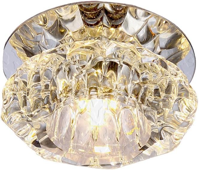 Led Crystal Mini Ceiling Light Modern Decor Style Stainless Steel K9 Crystal Ceiling Lights for Dining Room Hallway Bar Hotel Lobby Kitchen Warm Light ——WSHceilingLamp (Color : Surface Mounted)