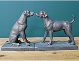 Gifts Direct 2 U Dog Bookends Set of 2 Black Labrador Vintage Ornament view 6