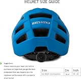 Exclusky Mountain Bike Helmet Adult Lightweight Breathable Gradient Blue view 3