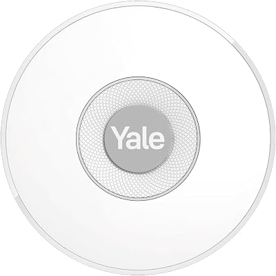 Yale Indoor Siren 85dB Real-time Alerts Compatible with Yale Smart Alarm