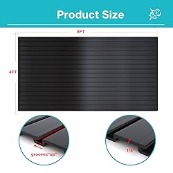 NeatiEase Slatwall Panel Wall Storage Systems, 4 x