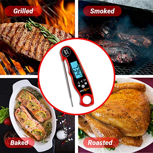 BBQ Mate Dual Probe Instant Read Meat Thermometer Digital Cooking