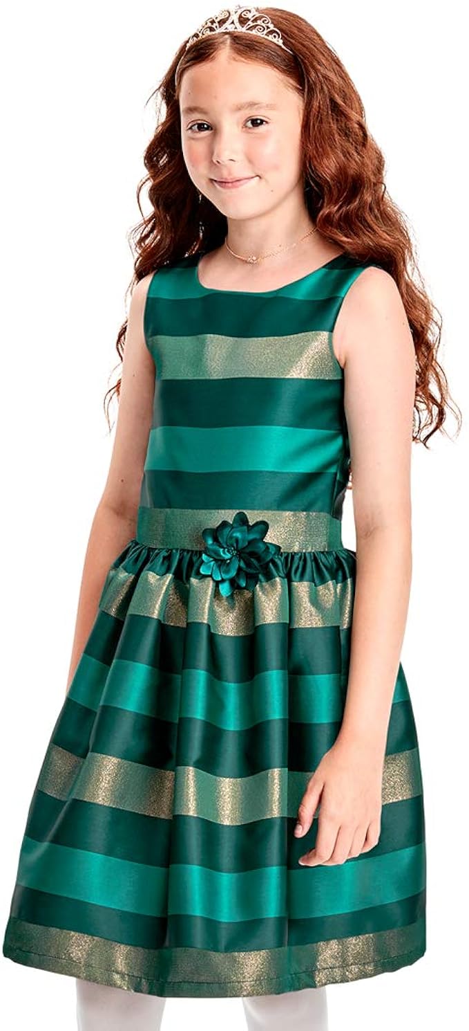 children's place green dress