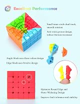 ROXENDA 5x5 Speed Cube Stickerless Frosted Fast Turn 3D Puzzle Toy view 3