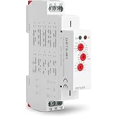 GRT8-M1 Multifunction Time Delay Relay 16A AC/DC 12V~240V,10 Functions | Time Delay Relay,On Off Timing DIN Rail Mount Electronic of Wide Time Delay Range for 0.1 Seconds to 10 Days