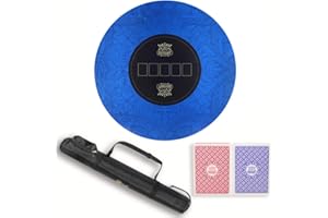 GUTSHOT Foldable Casino Quality Poker Mat | Water Resistant Poker Table Cloth, Soft Multi-Spandex | Waterproof, Noise-Free Gameplay | Includes Carrying Bag and 2 Gift Poker Card Packs