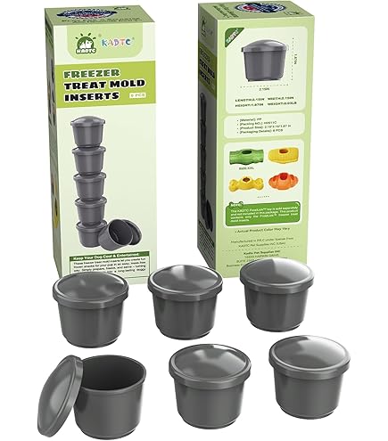 Amazon.com : KADTC Dog Lick Toy Freezer Treat Inserts (6-Pack