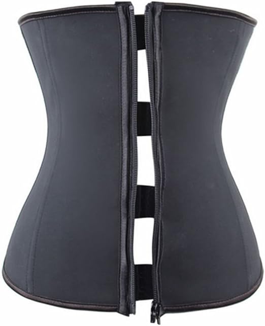 Rubber Latex Waist Trainer Sexy Corsets and Bustiers Waist Cincher