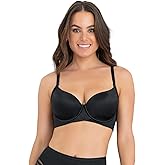 Leonisa Total Embrace Supportive Contouring Bra with Underwire Back Smoothing Bras for Women