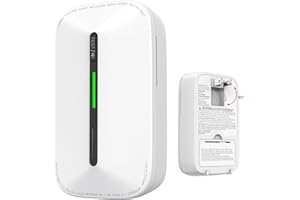 Siterlink Carbon Monoxide Detectors Plug in,10 Year Replaceable Battery Operated Co Monitor Alarm,Plug and Play Co Detector,Portable Carbon Monoxide Detector for Home,Traval,RV,Hotel GS846A 1 Pack