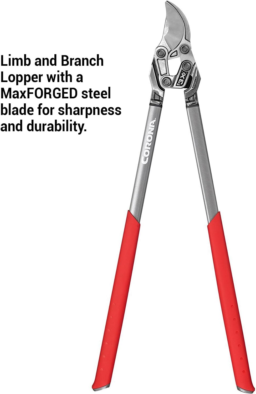 Corona MAXForged DualLINK 33-in. Bypass Lopper, Red, 1.2 x 12.5 x 31.0 (SL 8180D) : Garden & Outdoor