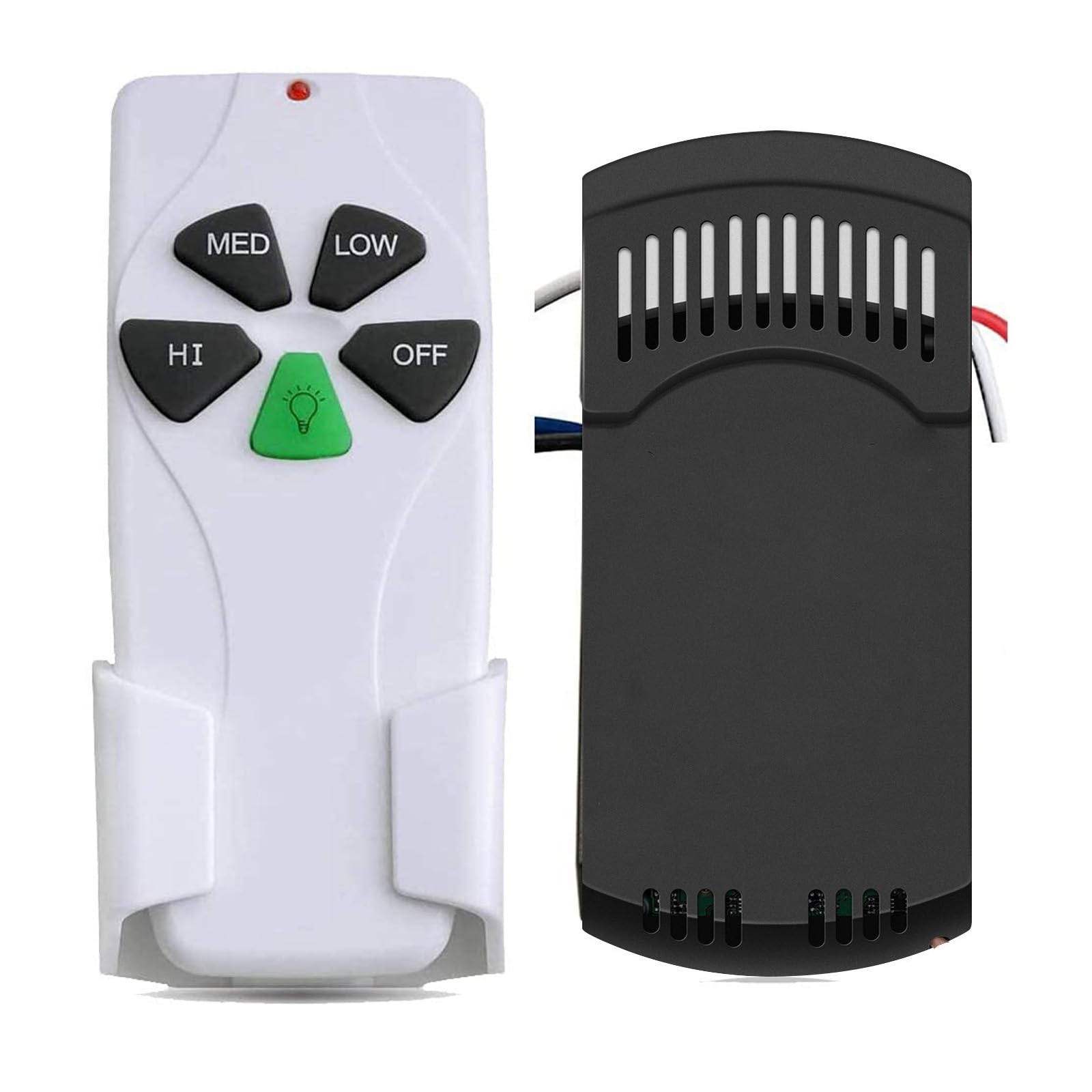 Photo 1 of Ceiling Fan Remote Control Kit,Light On/Off & 3-Speed Control Replacement for Hampton Bay Hunter Westinghouse Honeywell Kichler Litex Replace KUJCE9103 UC7030T FAN-53T 2AAZPFAN-53T FAN-11T FAN-35T