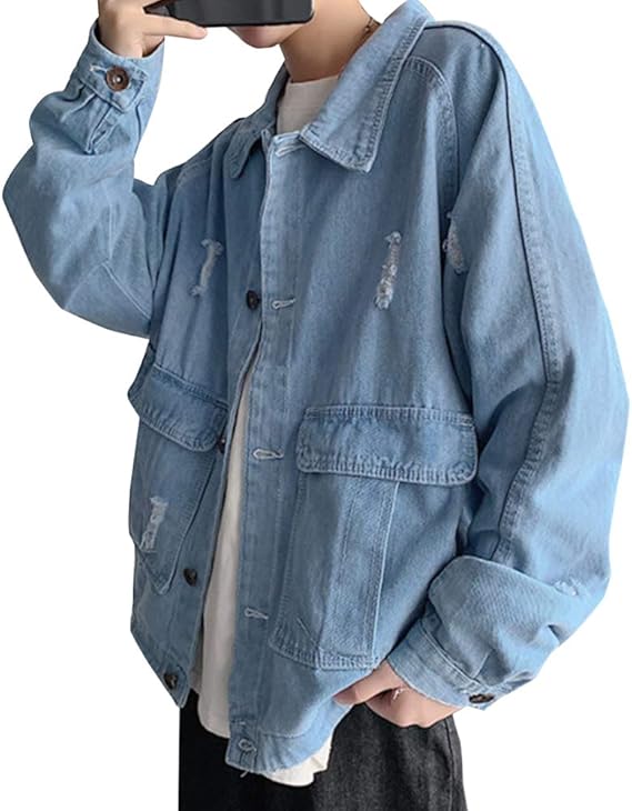 hoodie and jeans jacket