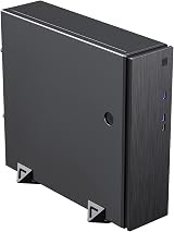 CiT S506 Slim Desktop Case M-ATX Horizontal Vertical USB 3.0 Fan Black view 2