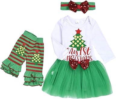 9 month old baby girl christmas outfit