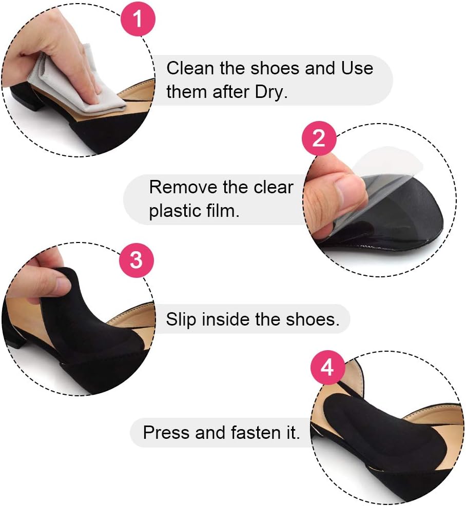 Dr. Foot's Arch Support Shoe Inserts for Flat Feet, Gel Arch Pads for Plantar Fasciitis, Adhesive Insoles for Relieve Pain for Women and Men (3 Colors - 3 Pairs): Health & Personal Care