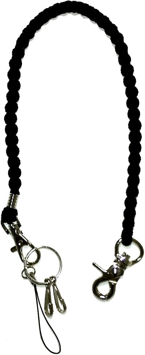 Amazon Co Jp Swing 日本製 キーチェーン ナイロン手編みキーチェーン ブラック S032bk 50 ホーム キッチン