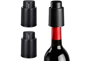 2pcs Vacuum Stoppers Wine Saver with Time Scale Wine Stopper Reusable Silicone Bottle Sealer Accessories Leak Proof Keeps Win