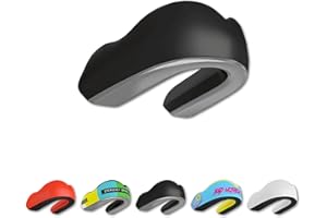 DAMAGE CONTROL Extreme Impact Mouth Guard – Sports Mouthguard for Boxing, MMA, BJJ, Hockey, Rugby, Lacrosse, & More – Mouthpiece for Teeth & Jaw Protection, for Youth & Adults (Adult, Black)