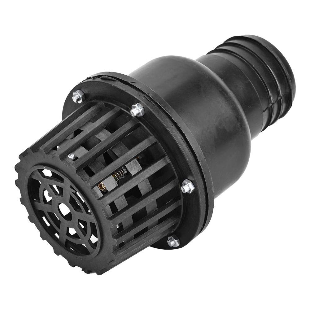 Water Pump Foot Valve PVC, Pumps Various Pumps and Accessories Low Pressure Flat Check Valve for Fluid Machine (2.5in)